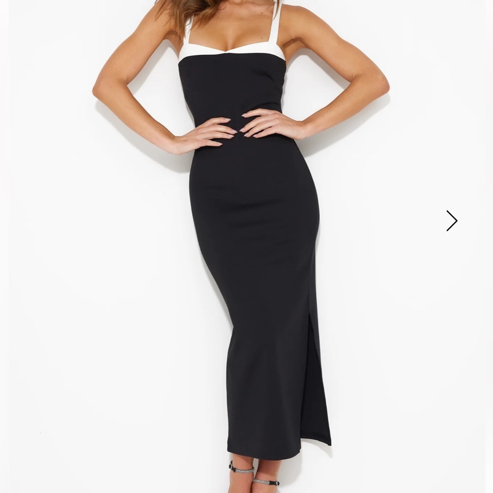 Hello Molly In Her Prime Midi Dress Black Small